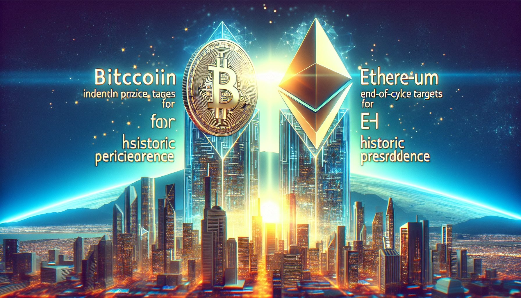 Unveiling Future Peaks: Crypto Trader Predicts End-of-Cycle Bitcoin and Ethereum Price Targets Using Historic Data