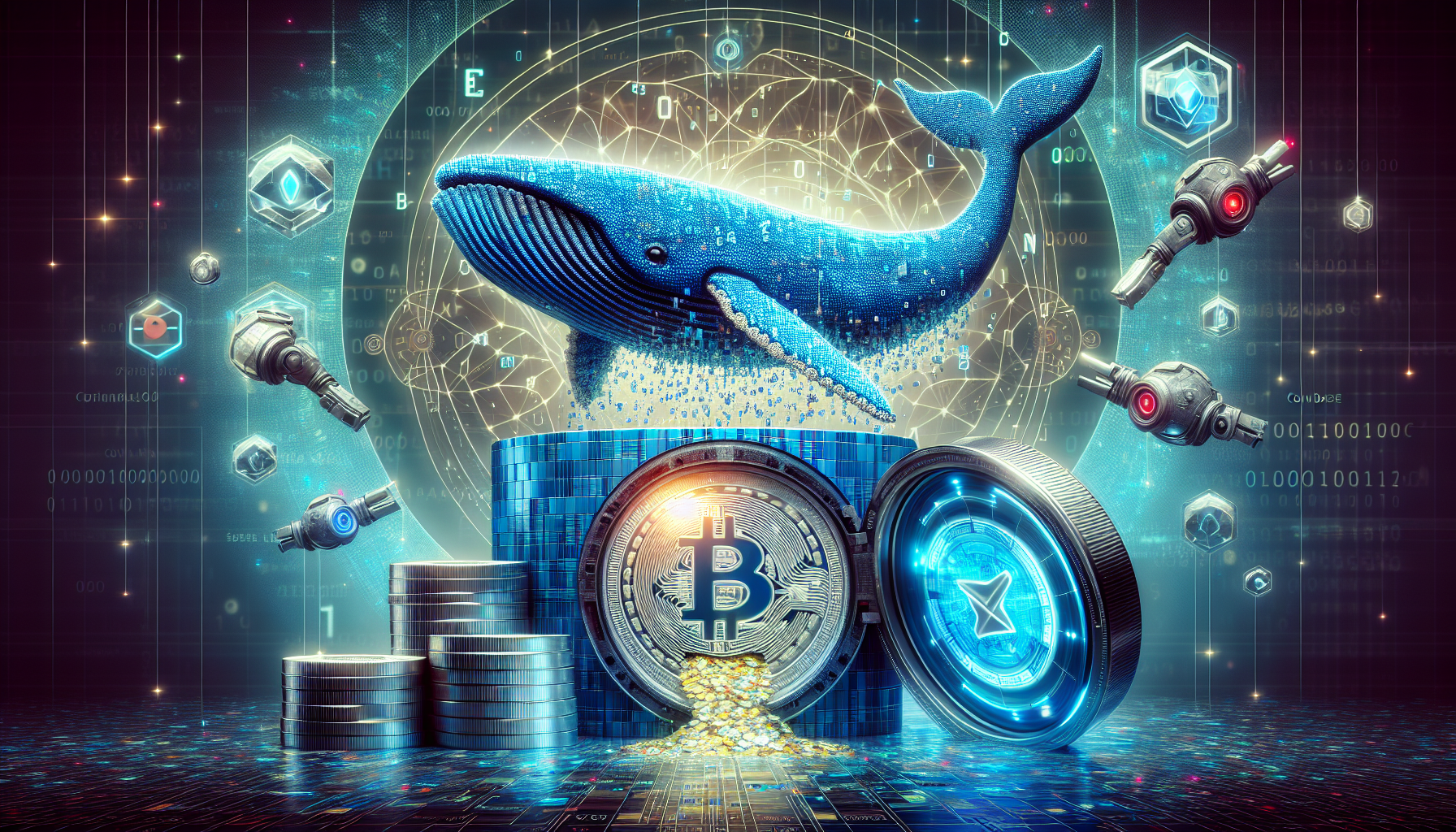 Crypto Whale Makes Waves: $5M in Solana Withdrawn from Coinbase for AI Token Acquisition