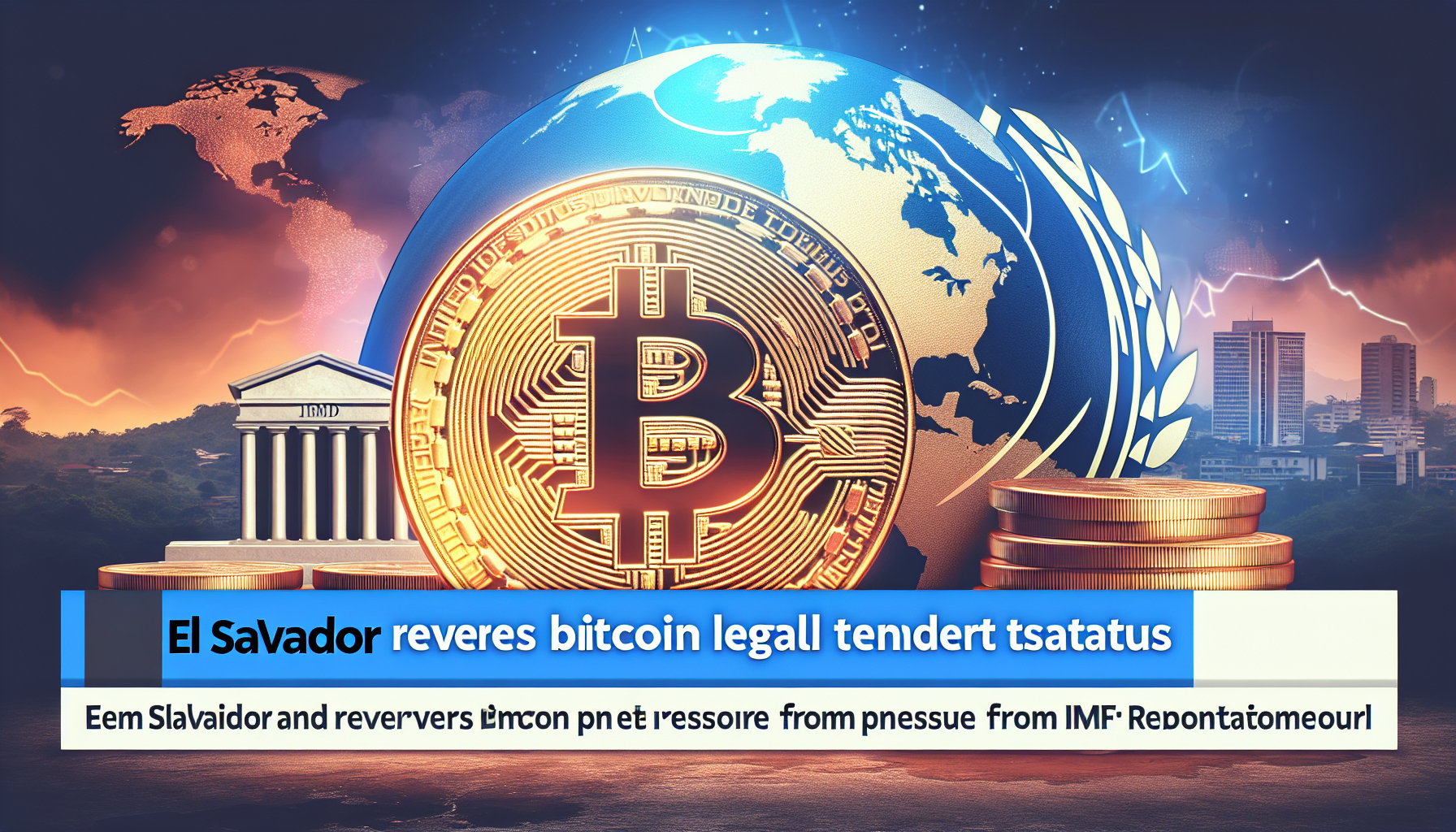 El Salvador's Bitcoin Law Overhaul: IMF Pressure Ends Legal Tender Status