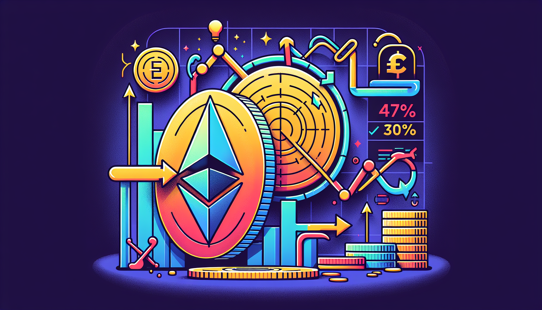 Ethereum's Potential for a 47% Upsurge: Bulls and Bears Face Off as Key Support Levels Loom