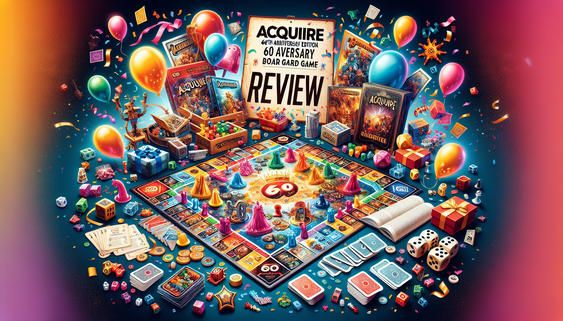 Experience the Iconic Acquire: 60th Anniversary Edition - A Comprehensive Board Game Review