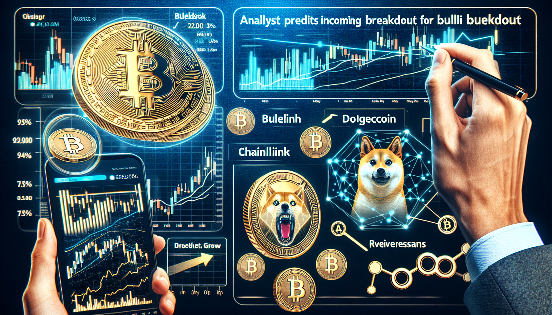 Explosive Breakout for FLOKI on the Horizon: Dogecoin and Chainlink Poised for Bullish Runs