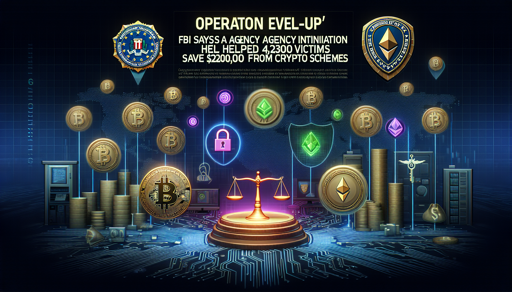 FBI's 'Operation Level-Up’ Stands Tall: 4,300 Saved, $285 Million Rescued from Crypto Scams