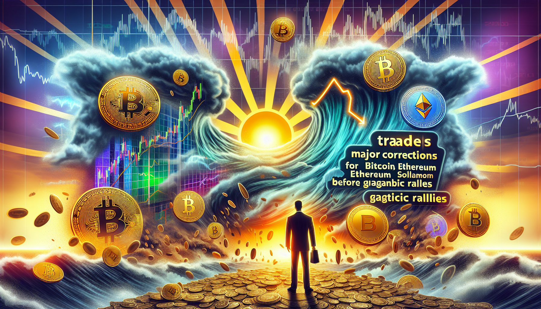 Renowned Trader's Bold Prediction: Bitcoin, Ethereum, and Solana Set for Major Correction Before Record-Setting Rallies